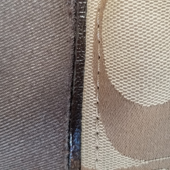 PRICE DROP Brown Coach logo canvas bag - Picture 2 of 7